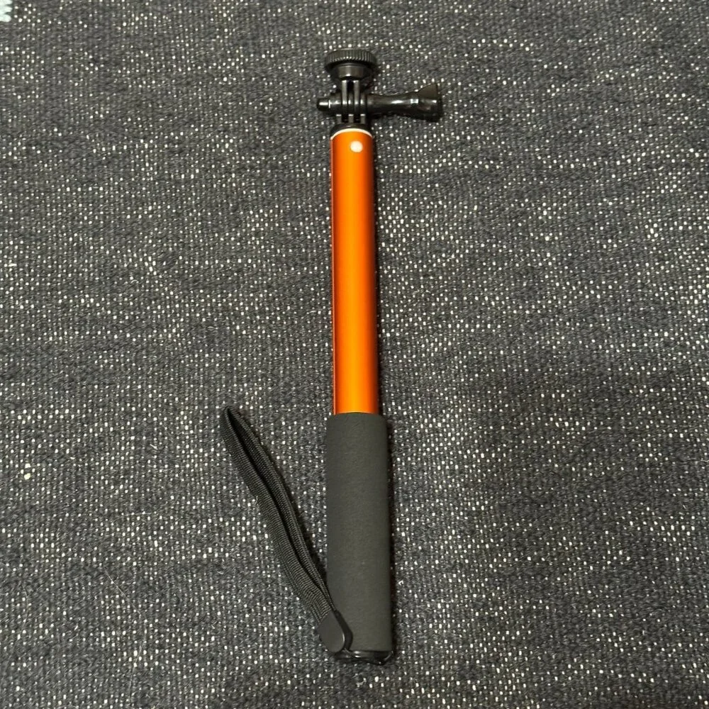 Ace3C Rhythm Selfie Stick Monopod with Mini Tripod Stand, Orange